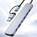 ¡Hub USB 7 en 1 de Alta Velocidad!