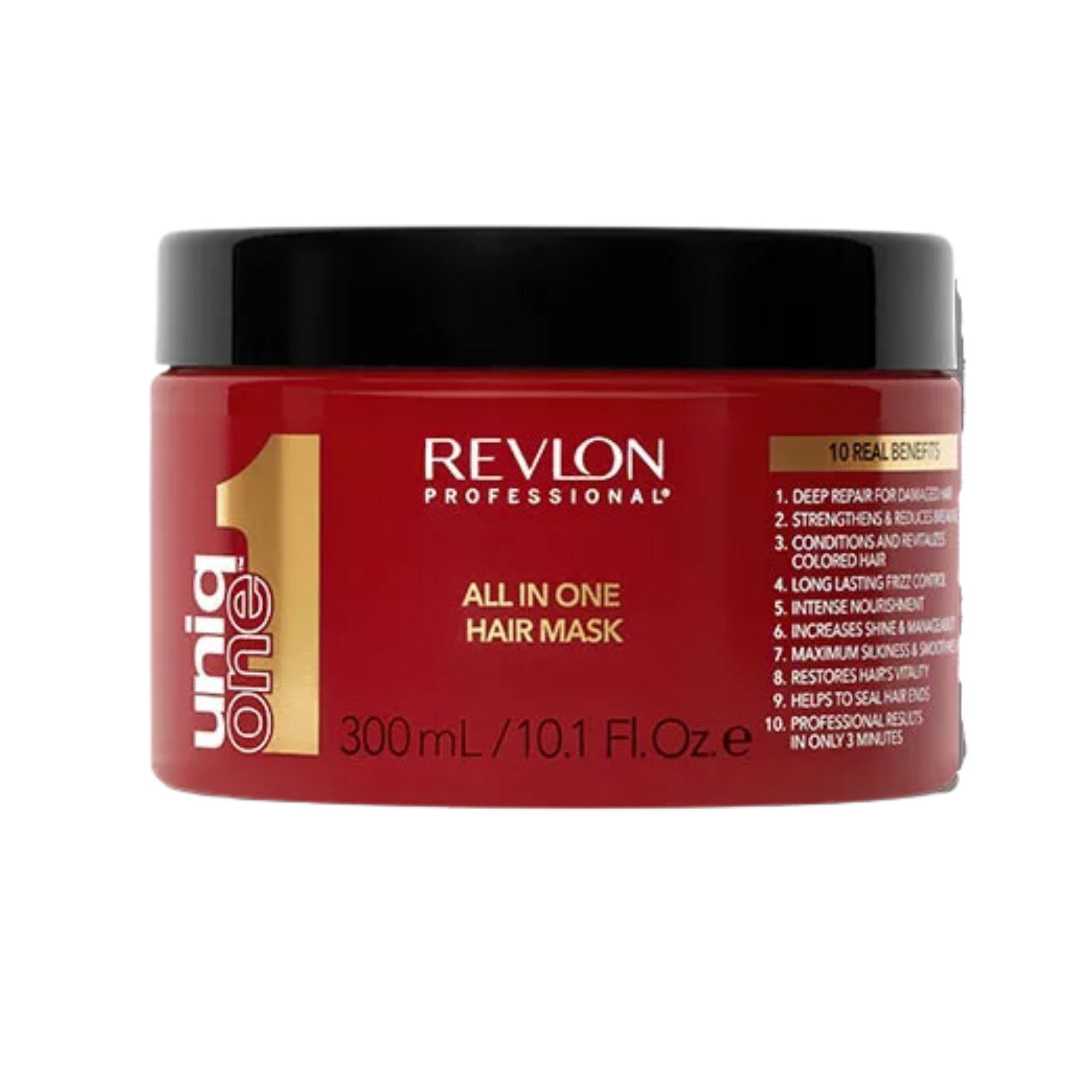 Revlon UniqOne Super Mascarilla 300 ML - Para Cabellos Secos y Encrespados