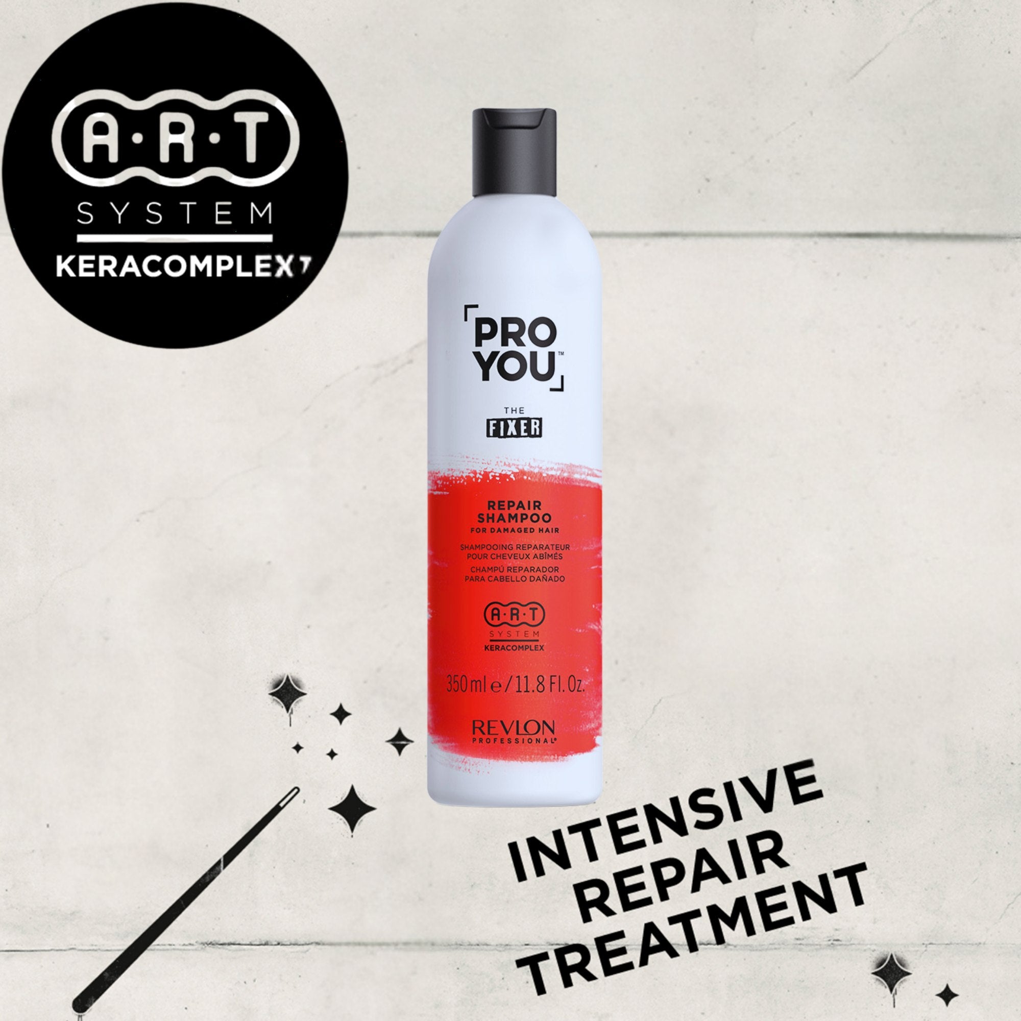 Revlon Professional ProYou The Fixer Shampoo 350 ml para cabellos dañados