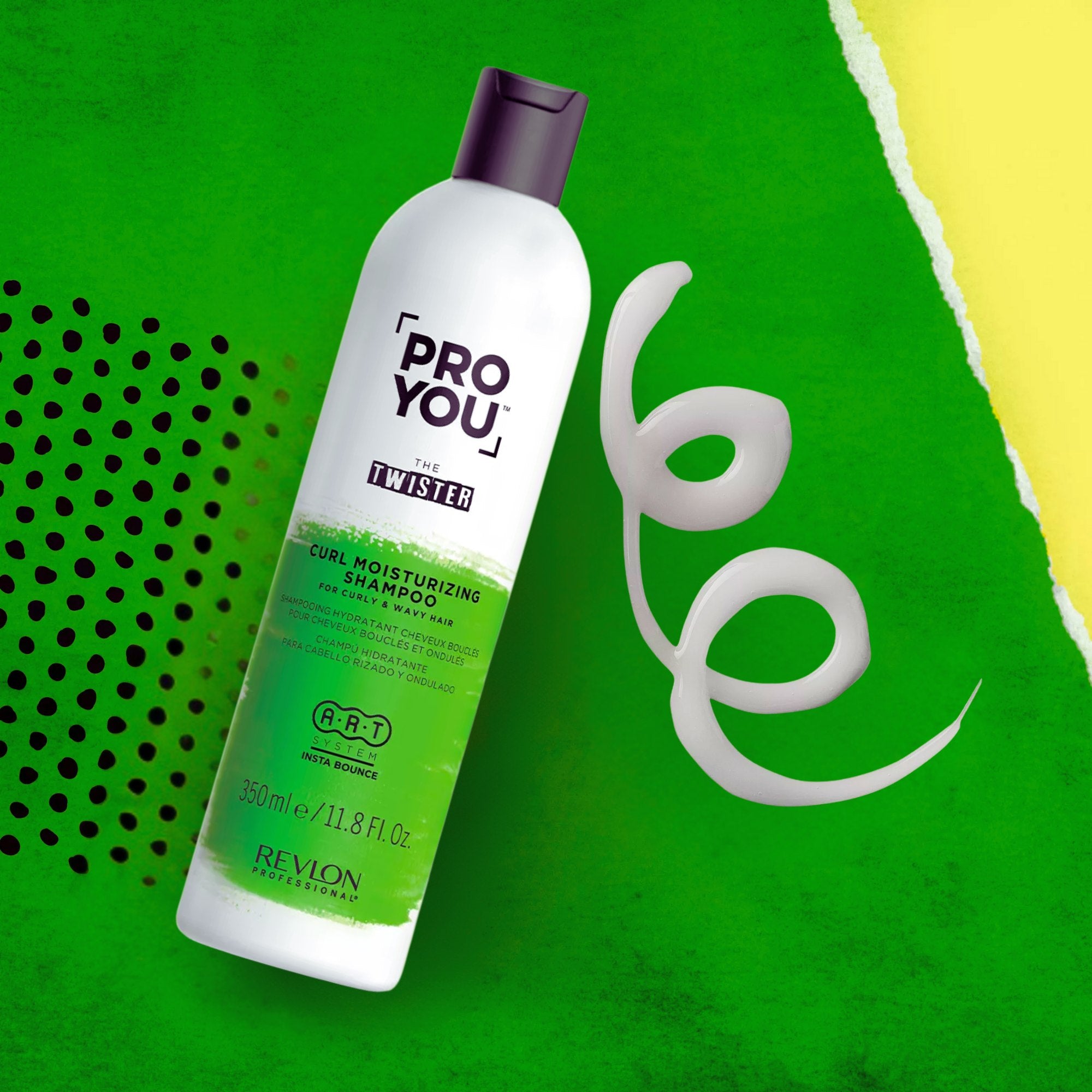 evlon Professional ProYou Twister Shampoo Rizado 350ml: Especialmente diseñada para cabello rizado y ondulado