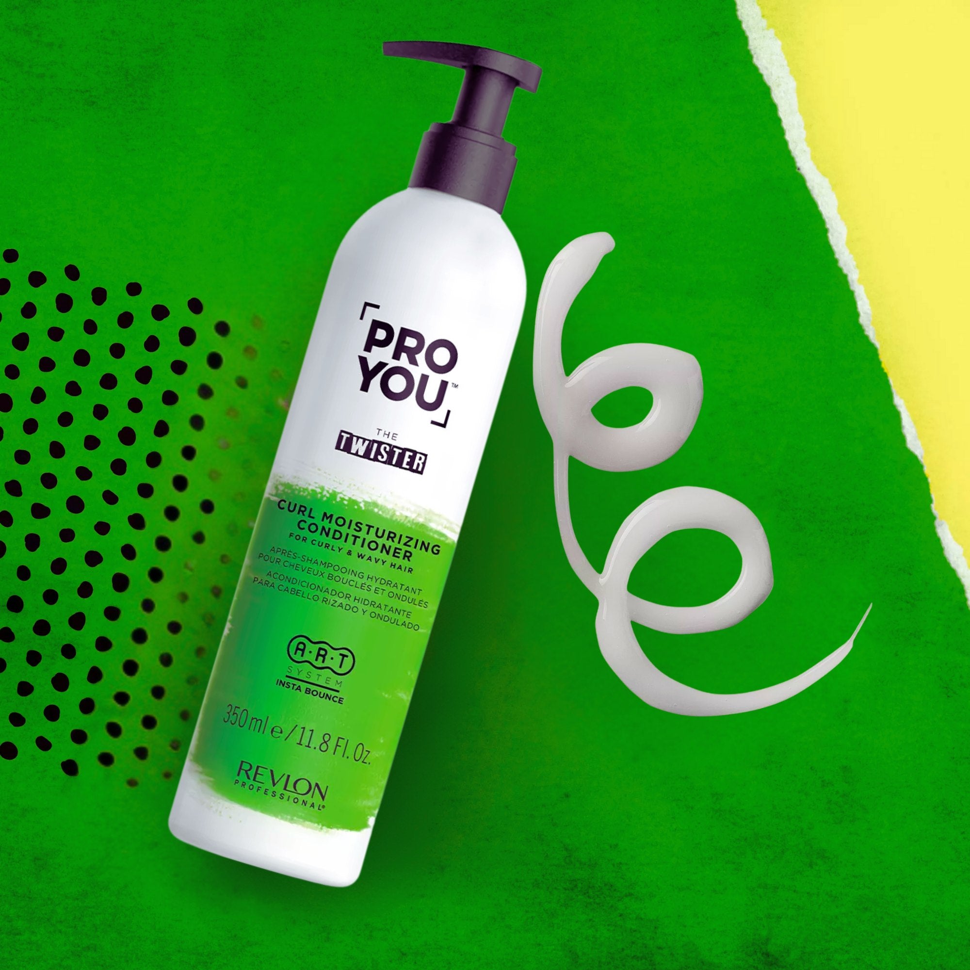 Revlon Professional ProYou The Twister Acondicionador 350 ml, Hidrata el cabello rizado u ondulado