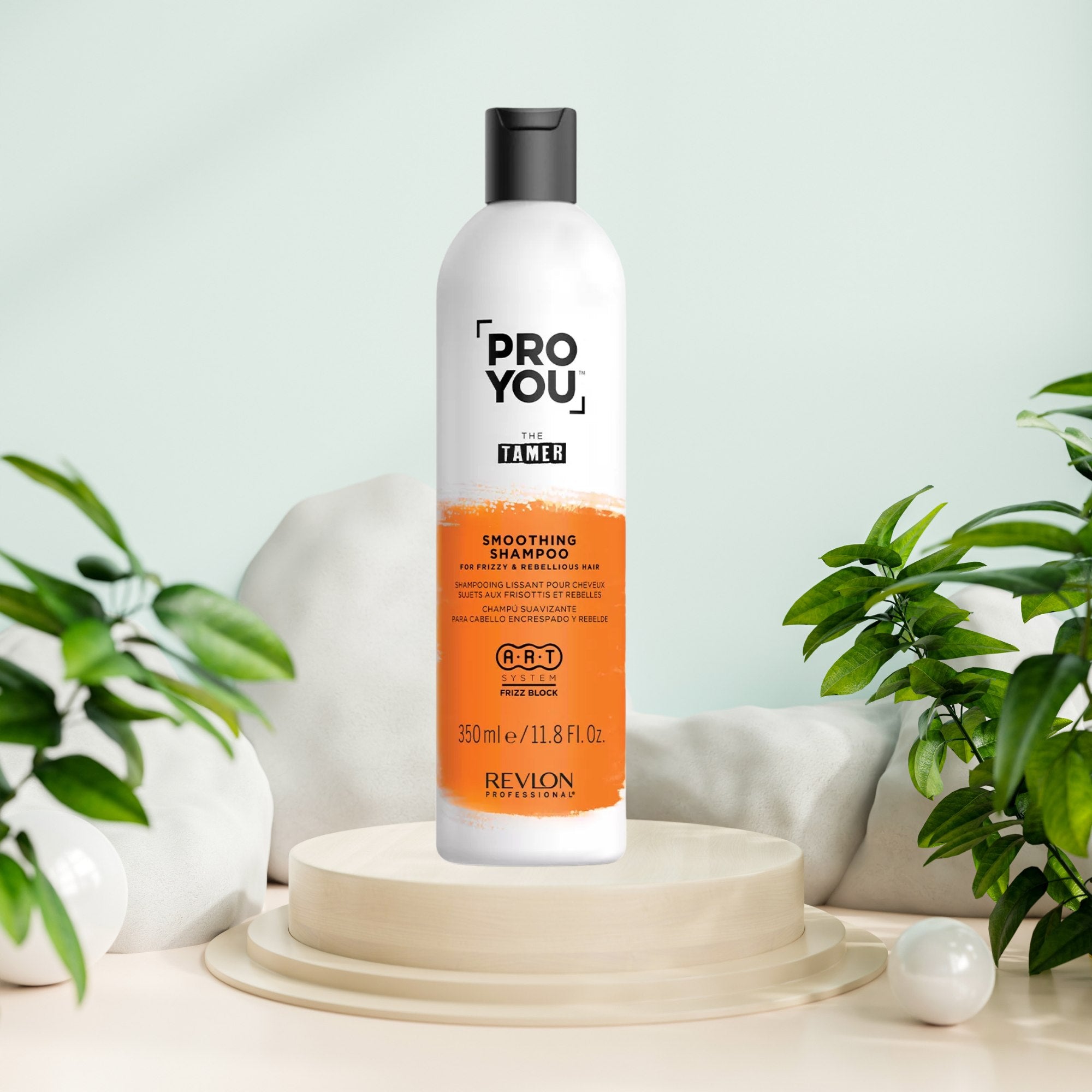 Revlon Professional ProYou The Tamer Shampoo 350 ml. Limpia suavemente eliminando el frizz del cabello encrespado