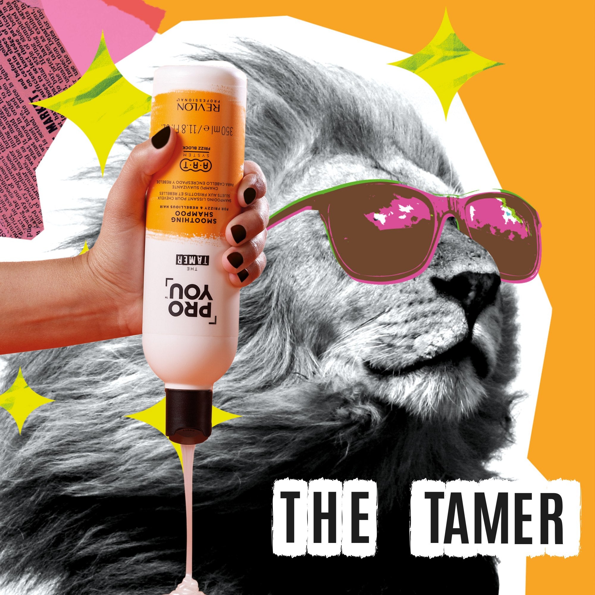 Revlon Professional ProYou The Tamer Shampoo 350 ml. Limpia suavemente eliminando el frizz del cabello encrespado