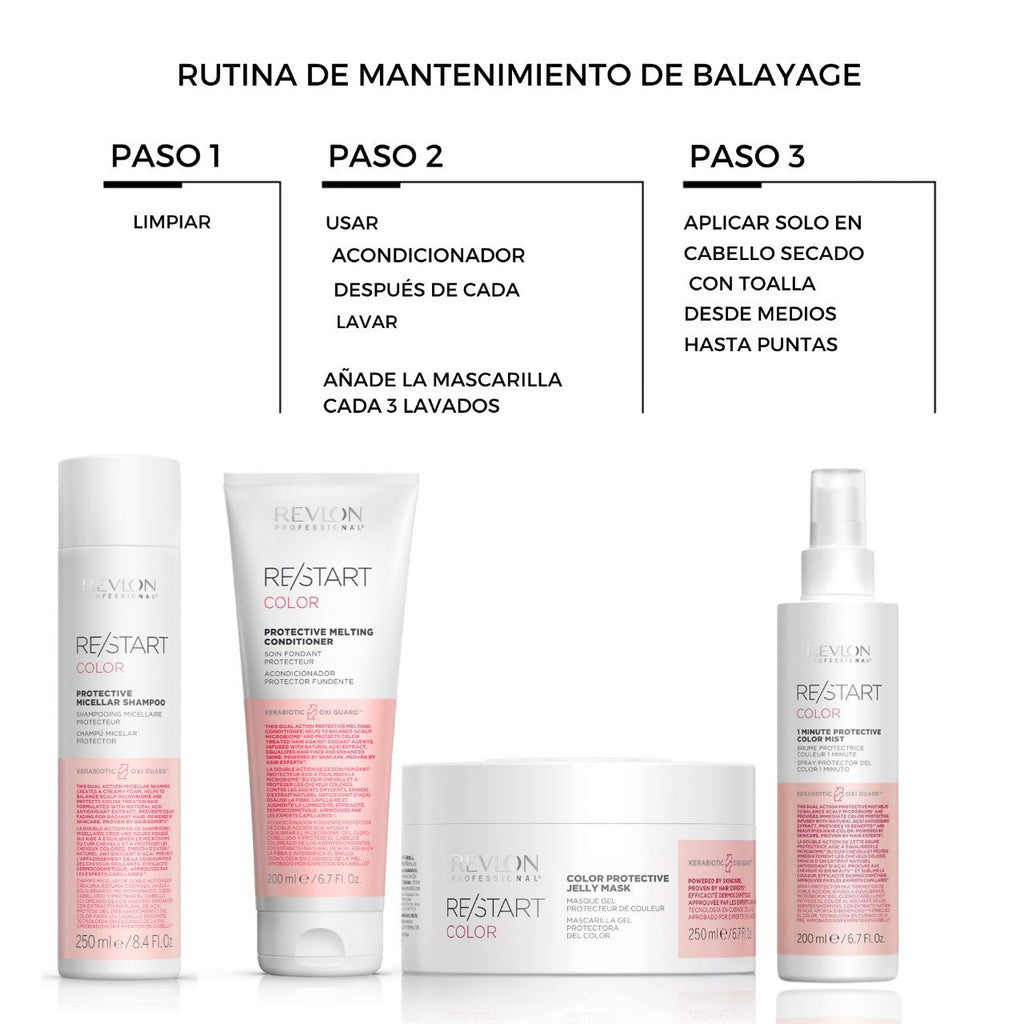 Revlon Professional Restart Color Protective Shampoo 250 ml: Limpia y protege el cabello tinturado