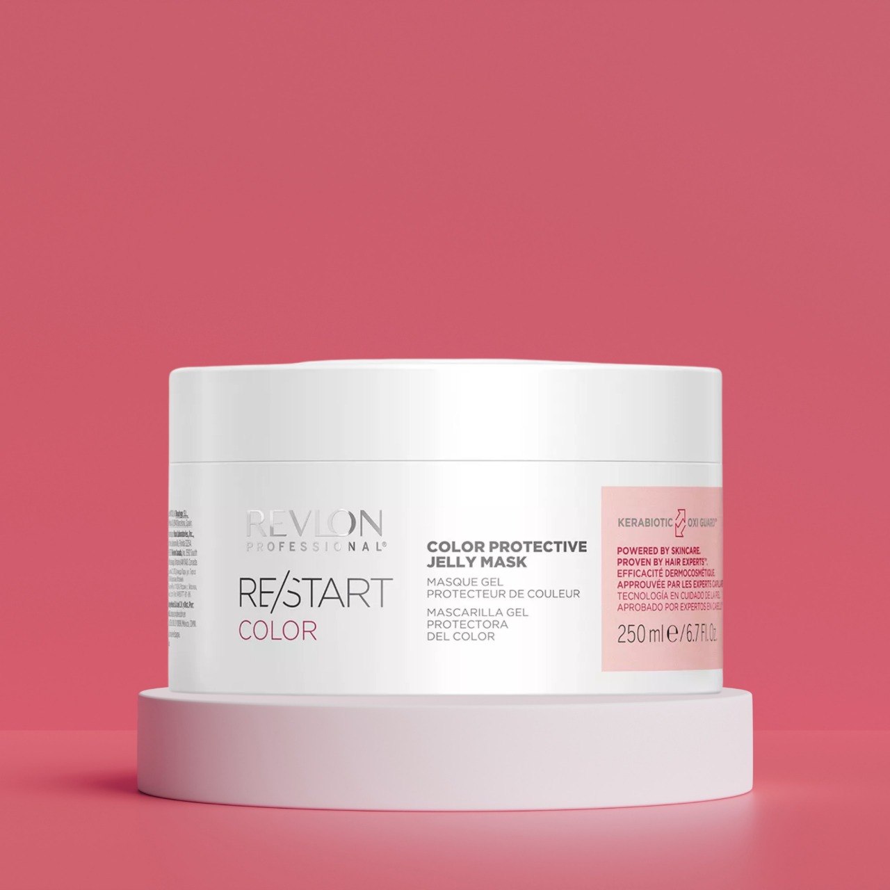 Mascarilla hidratante para cabello teñido , Revlon Professional Restart Jelly Color Mask 250 ml: