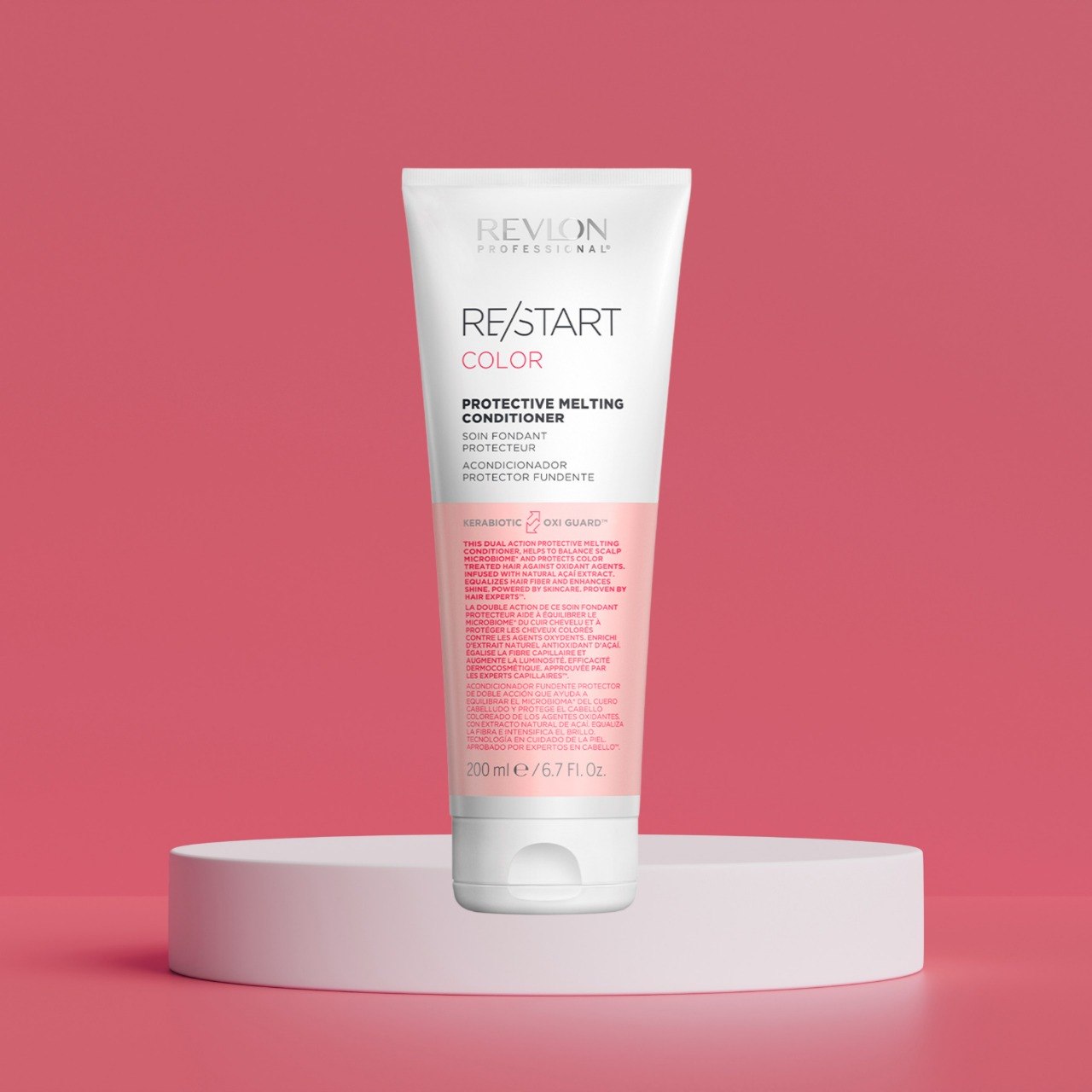 Revlon Professional Restart Color Protective Acondicionador 200 ml; Acondiciona y realza el color del cabello teñido