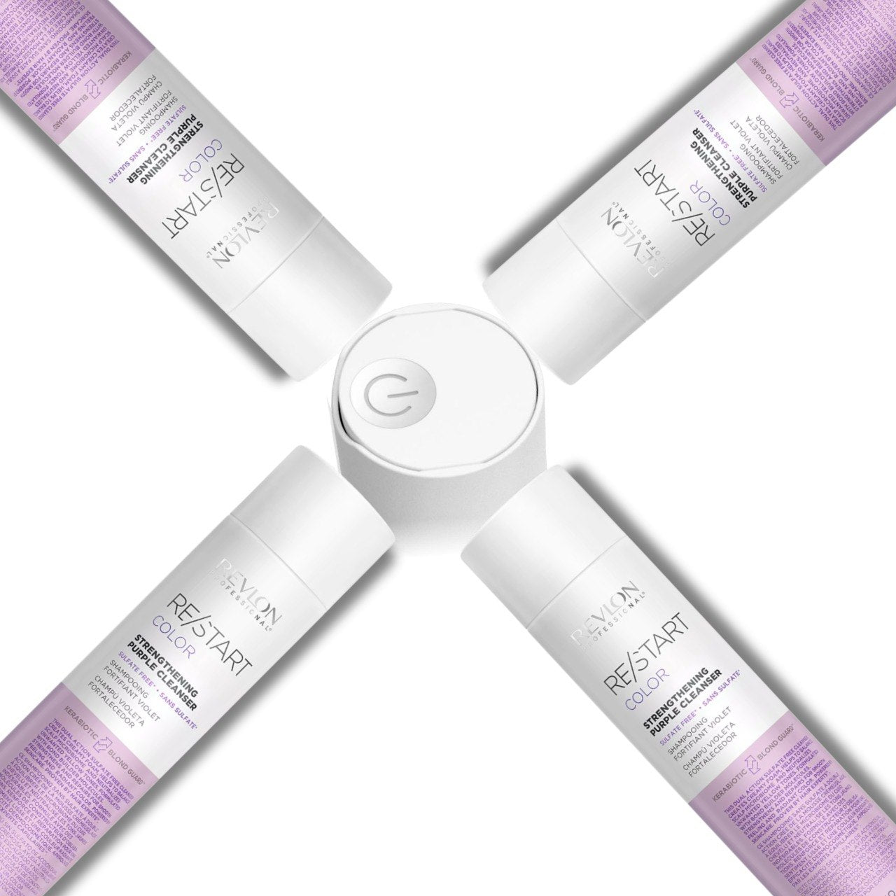 Revlon Professional Restart Purple Shampoo 250 ml: Neutraliza tonos cobrizos