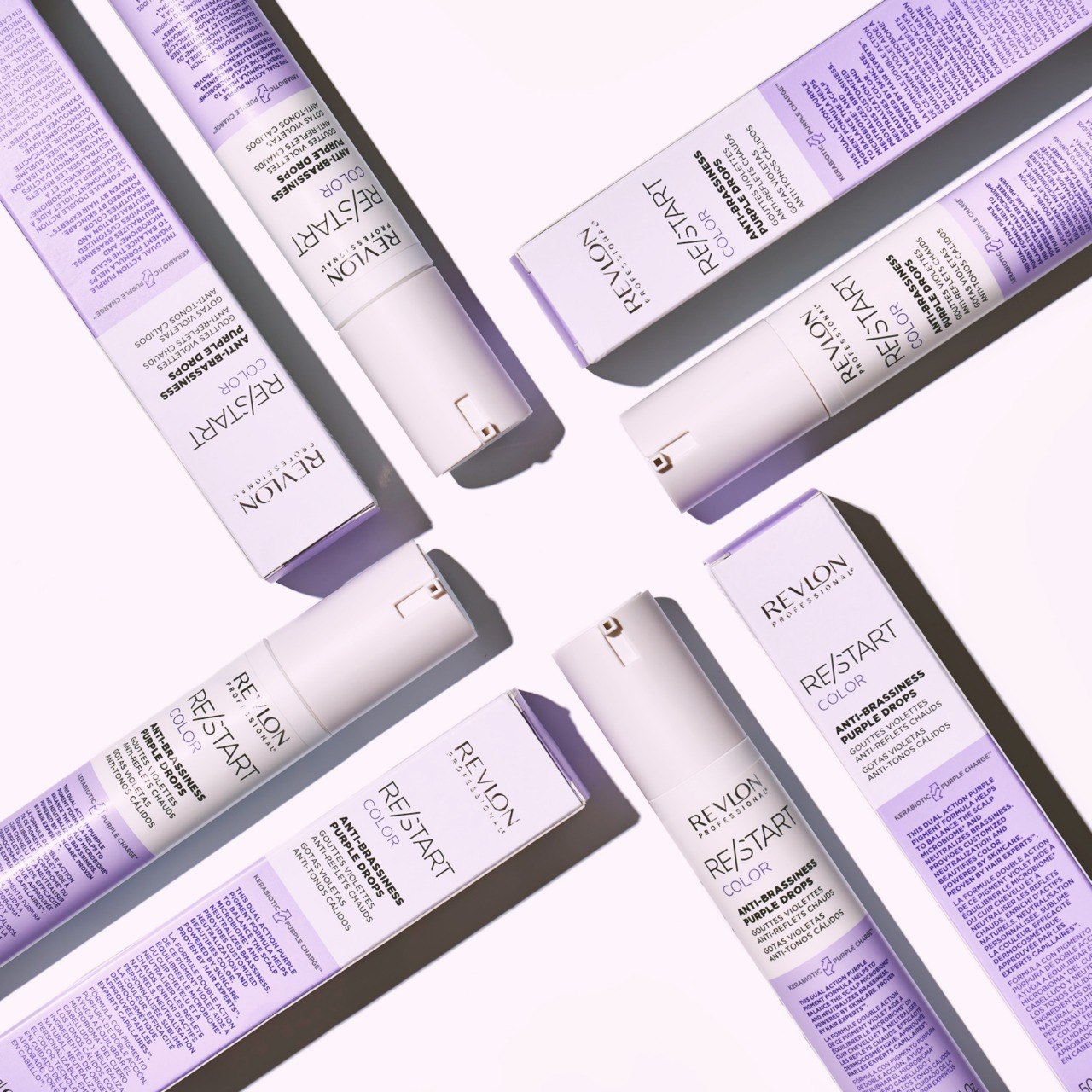 Revlon Professional Restart Purple Drops 50 ml: Sérum sin enjuague para neutralizar tonos amarillos